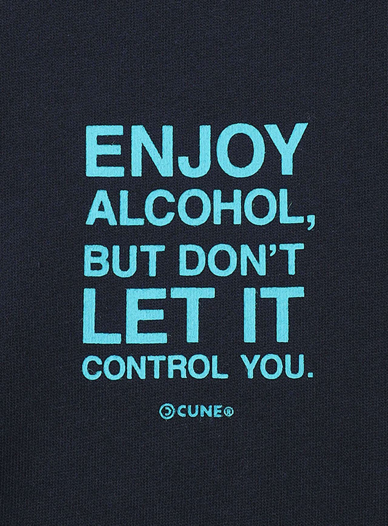 CUNE PULL PARKA Skull Beer,BLACK, large image number 5