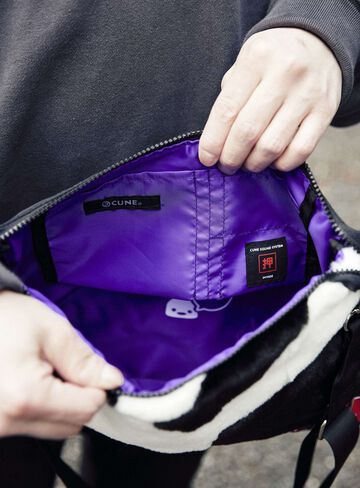 Fur shoulder bag,, small image number 9