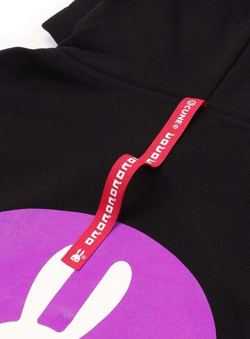 CUNE Logo Pull Parka,BLACK, small image number 7