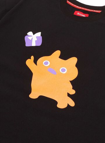 PTGC 2025 WINTER Big Tee - Cat,BLACK, small image number 3