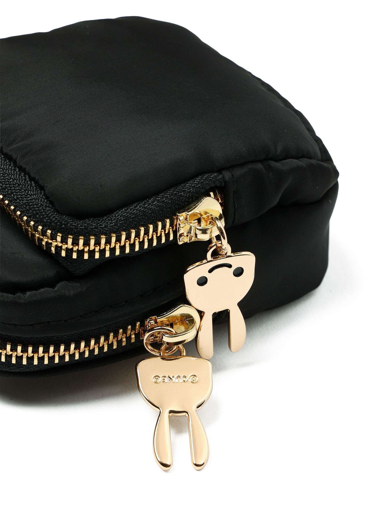 Cute-Inspired Shoulder Mini Pouch Set (2 Pieces),BLACK, large image number 3