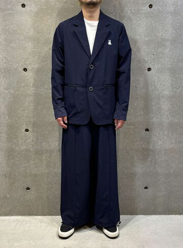 Sporty Wide Slacks,BLACK, small image number 5