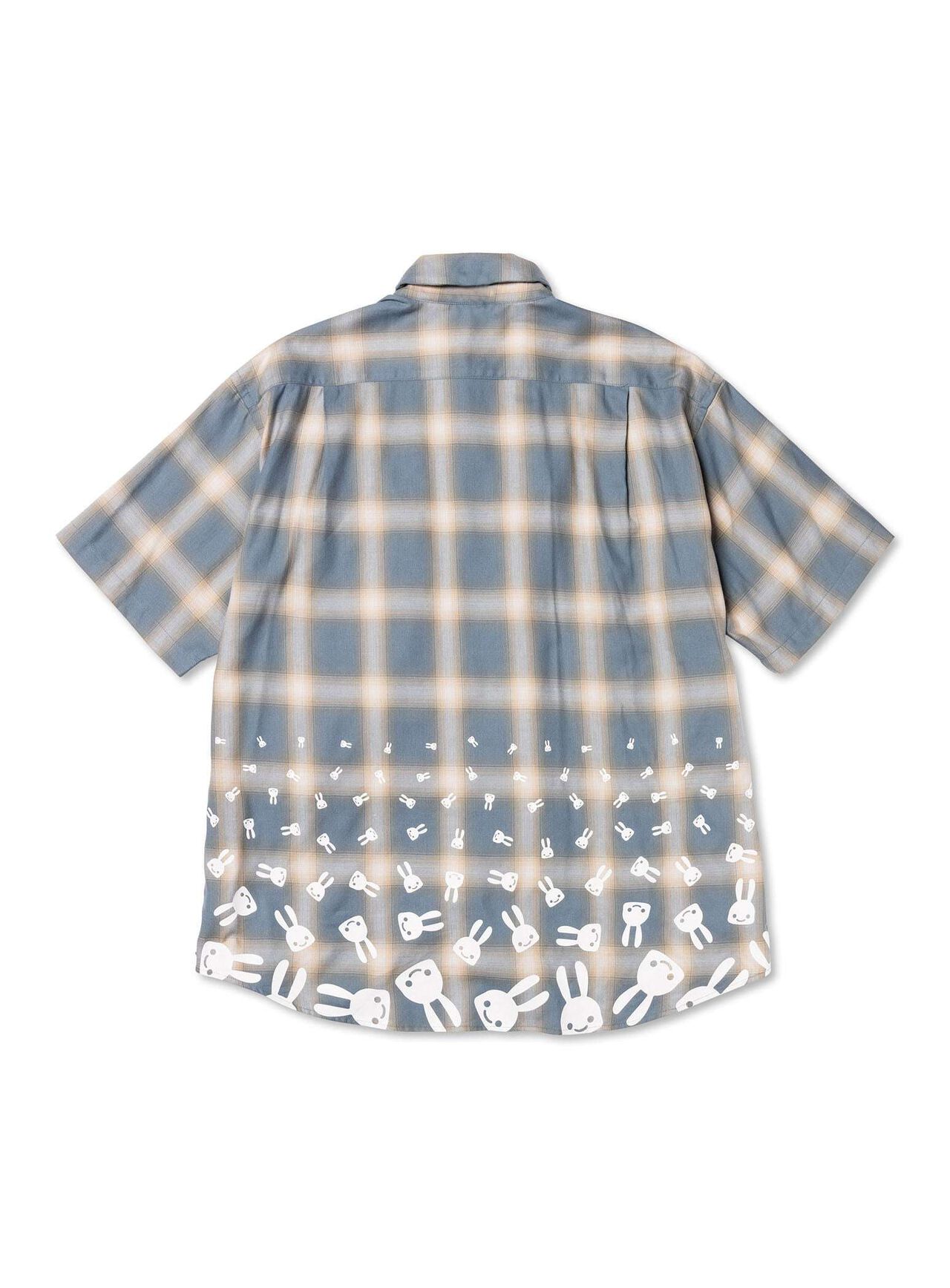 Short Sleeve BD Shirt Ombre Check,BLUE, large image number 1