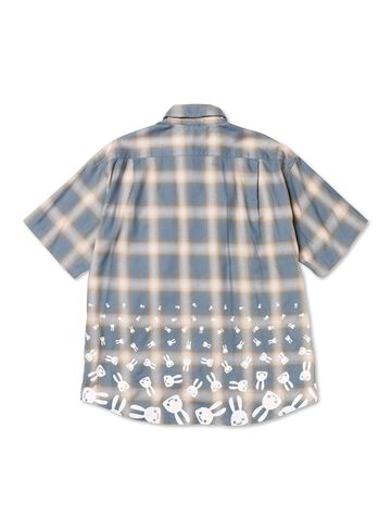 Short Sleeve BD Shirt Ombre Check,BLUE, small image number 1