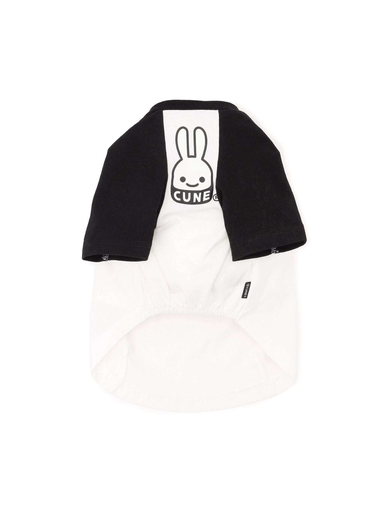 Dog and Human Raglan T-Shirt - Woof,WHITE, large image number 1
