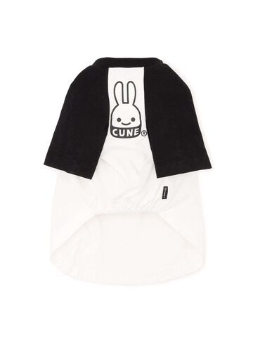 Dog and Human Raglan T-Shirt U5,WHITE, small image number 1