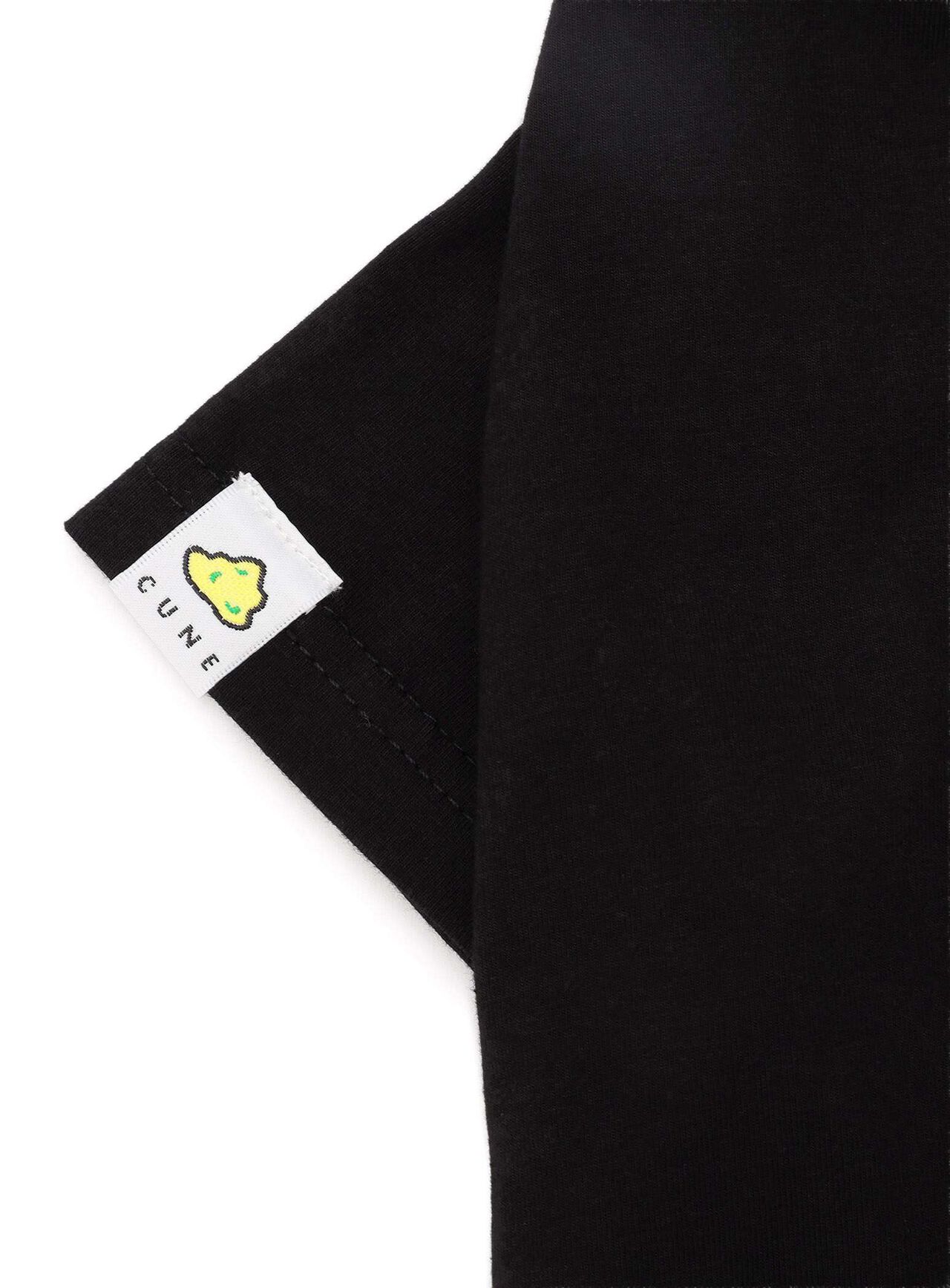 Dog and Human S/S Tee - Flower Design,BLACK, large image number 4