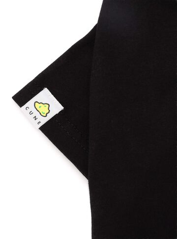 Dog and Human S/S Tee - Flower Design,BLACK, small image number 4