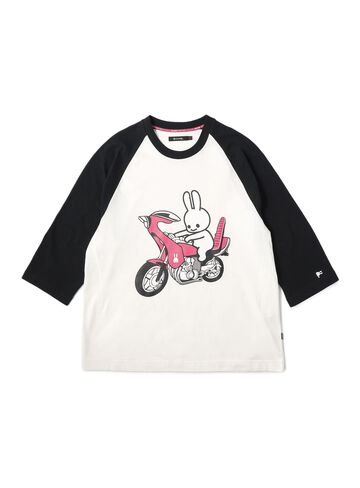 Raglan T-Shirt: Bunny on a Bike,, small image number 0