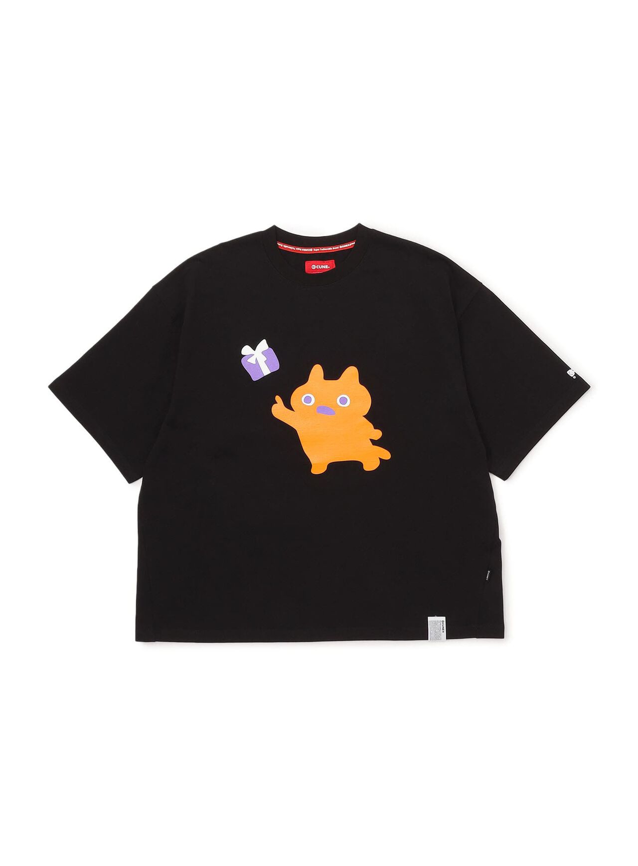 PTGC 2025 WINTER Big Tee - Cat,BLACK, large image number 0