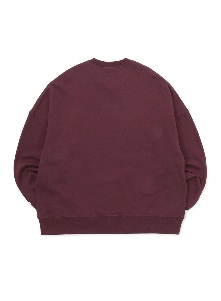 Heavyweight Big Crew Neck Sweatshirt: Bunny and Bike,, medium