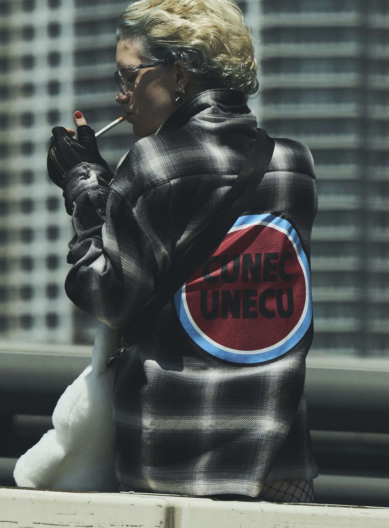 Ombre Check Cotton Shirt,, large image number 7