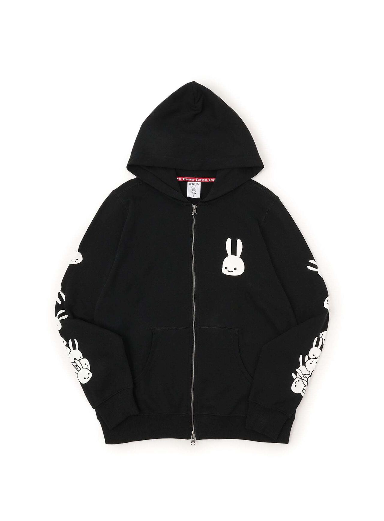 CUNE ZIP PARKA Outer 2,BLACK, large image number 9