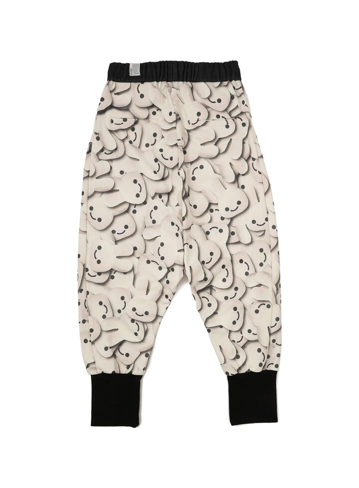 Plush printed sarouel pants,, medium