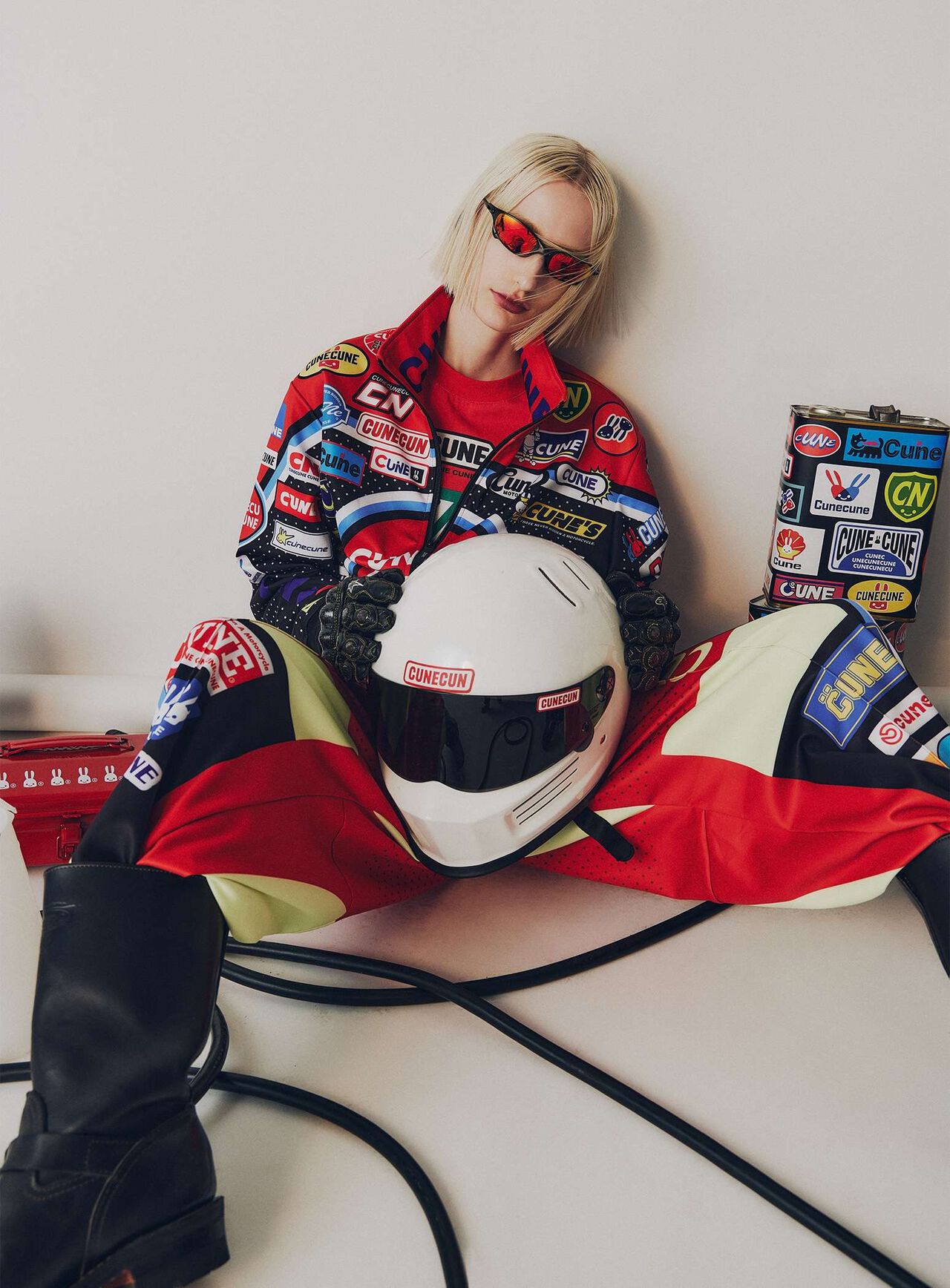 Racing suit track pants,, large image number 7