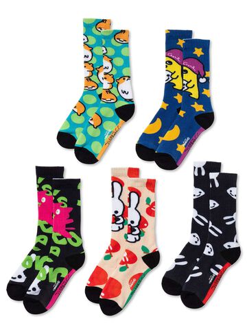 Printed Socks Hamster,BLUE, small image number 4