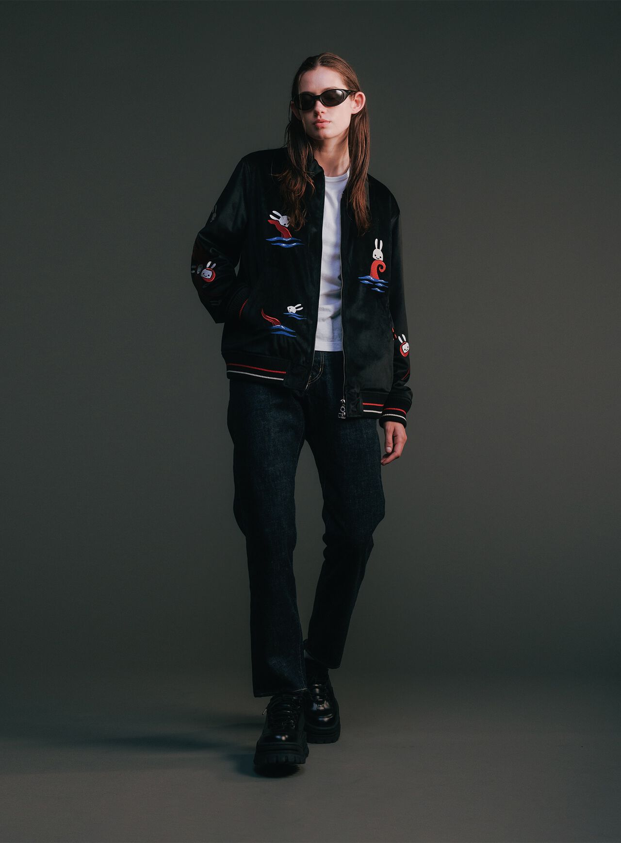 Madako's velour blouson,, large image number 14