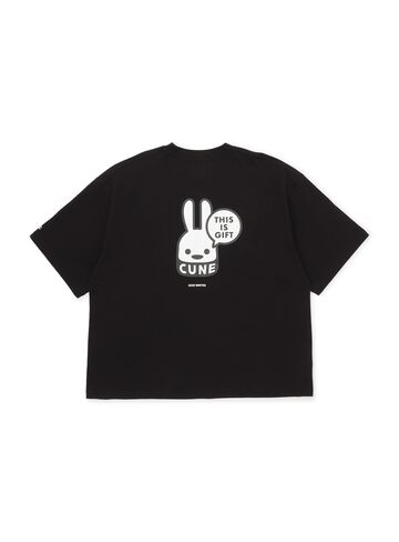 PTGC 2025 WINTER Big Tee - This is a Gift,BLACK, small image number 0