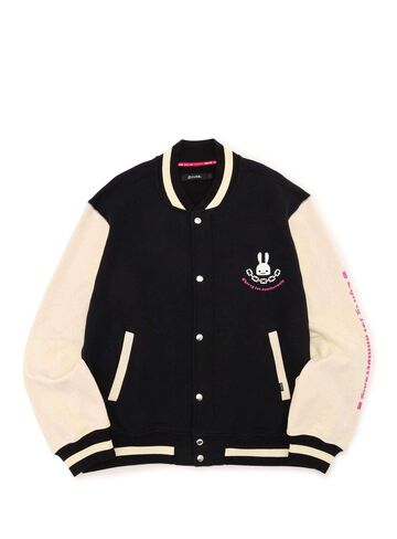 31st ANNIV Sweat Varsity Jacket - Gate,BLACK, small image number 1