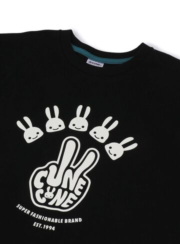 S/S Tee Finger,Khaki, small image number 6