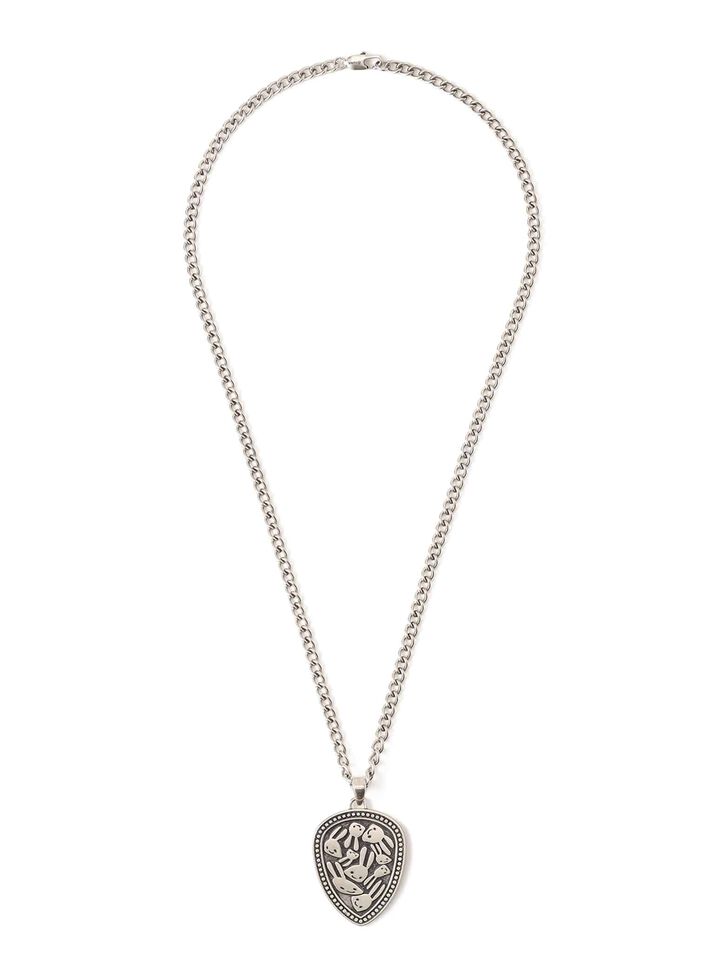 Wobbly Bunny Shield Necklace,, medium