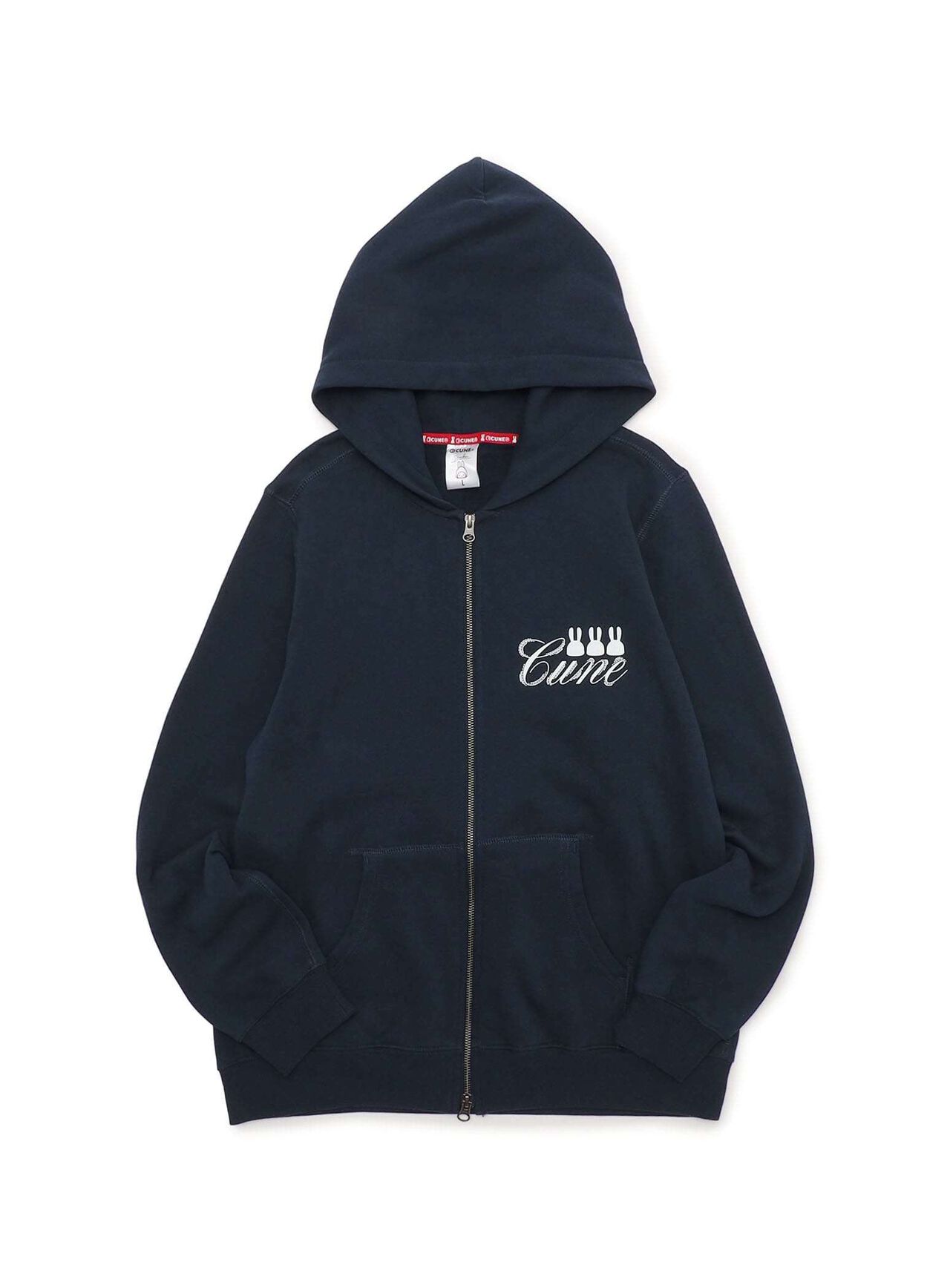 CUNE ZIP PARKA - Cake,NAVY, large image number 1