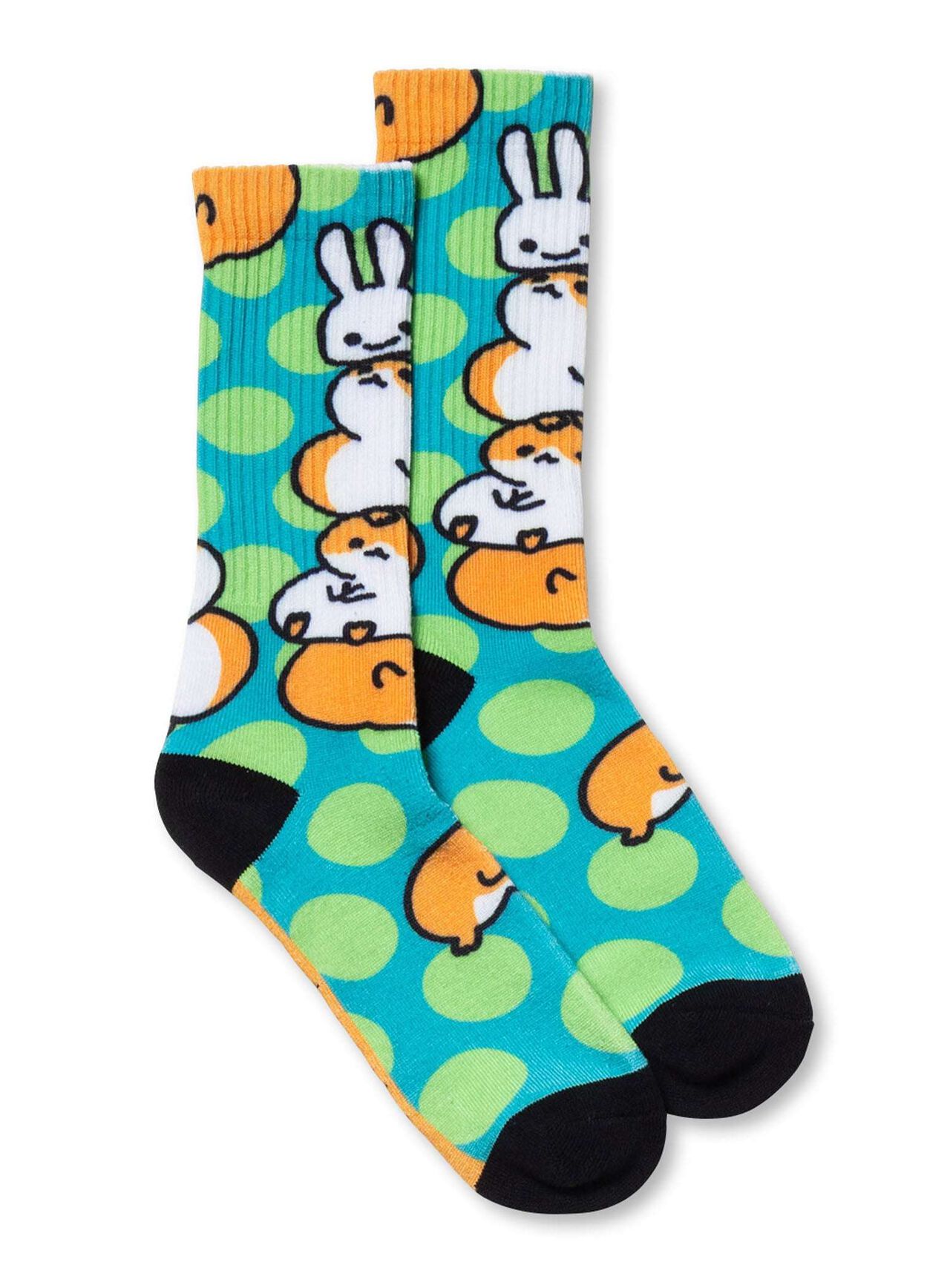 Printed Socks Hamster,BLUE, large image number 1