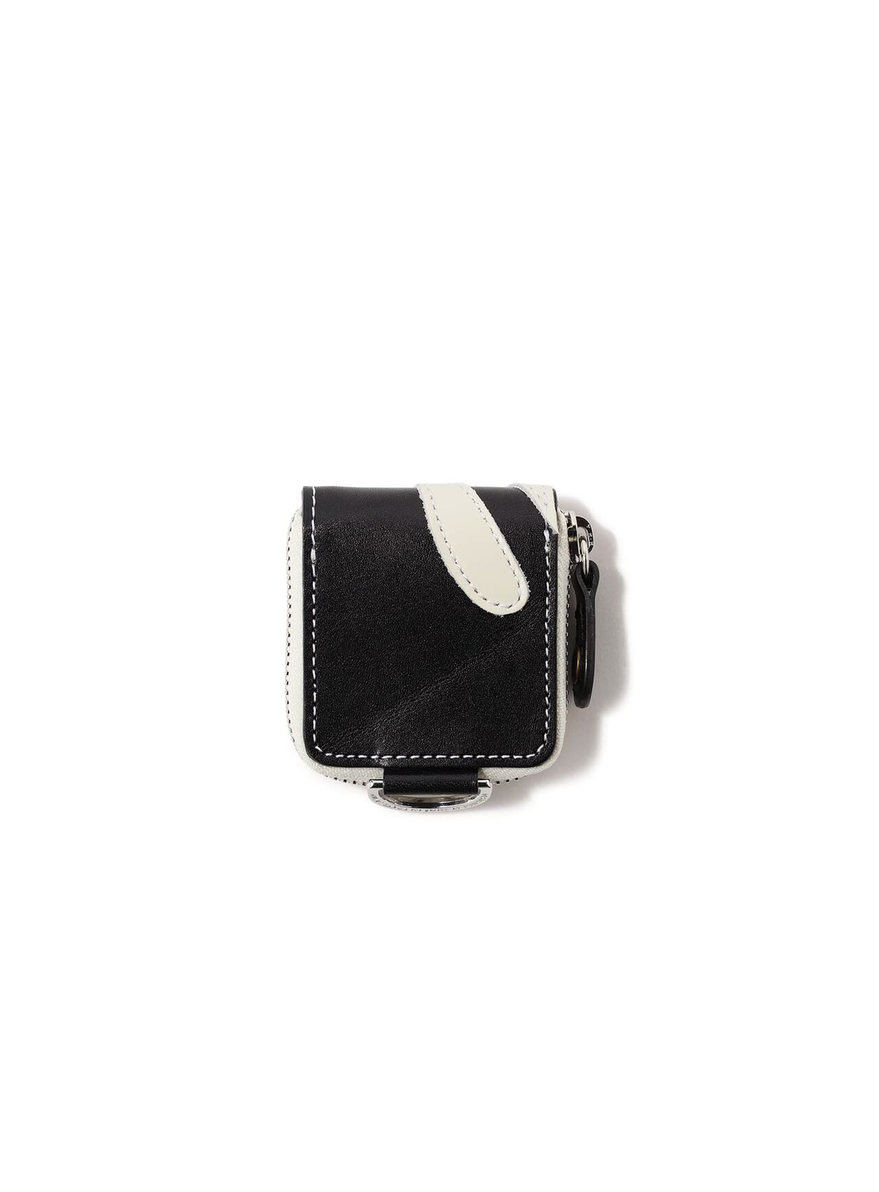 Leather Extra Small Wallet,BLACK, large image number 1