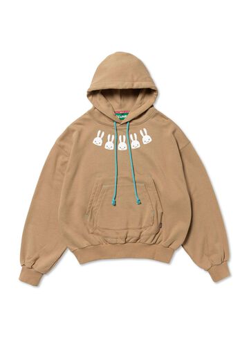Layered Pocket Wide Pullover Hoodie,, small image number 0