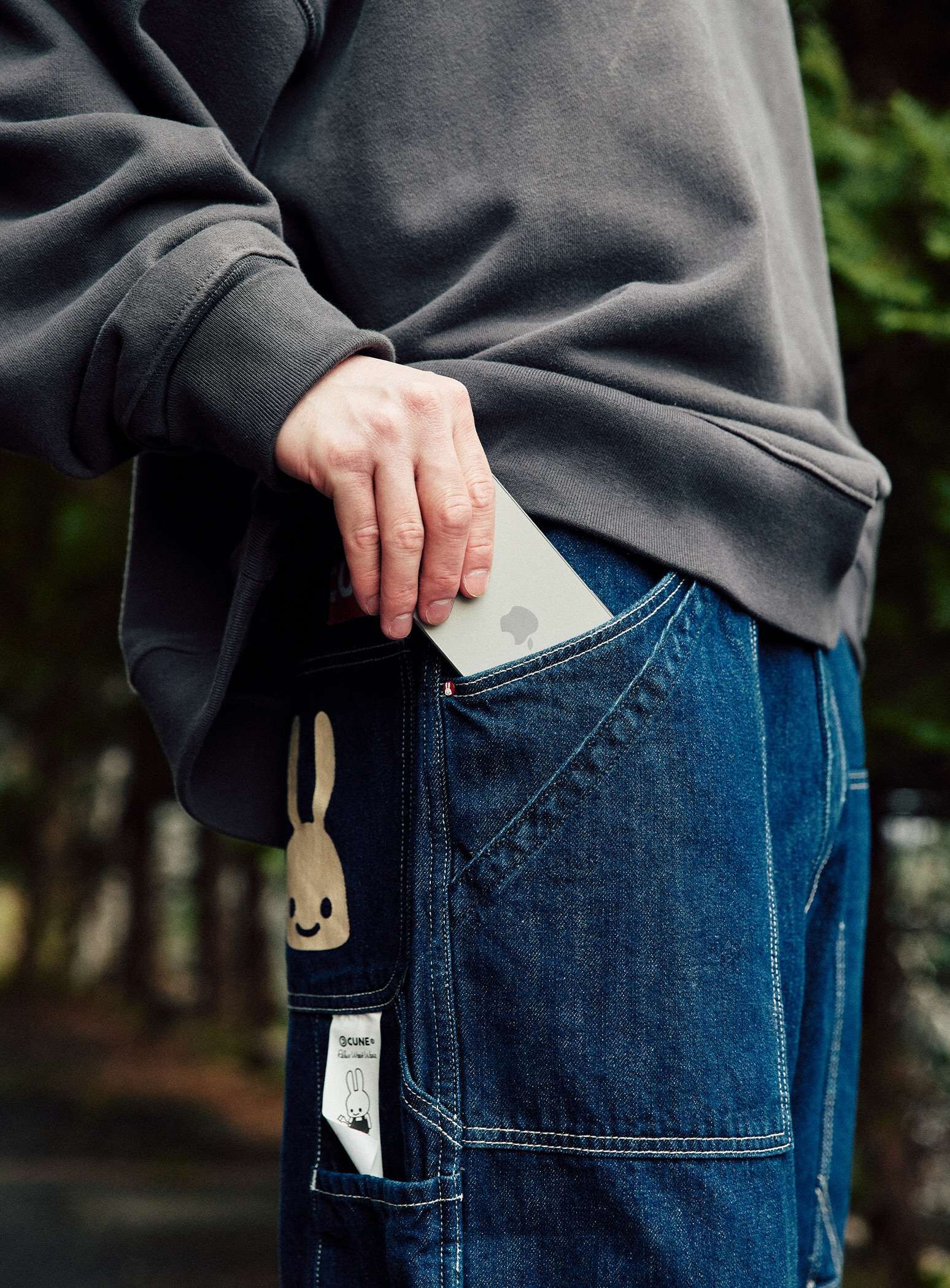 CUNE WORK Painter Shorts Denim OW