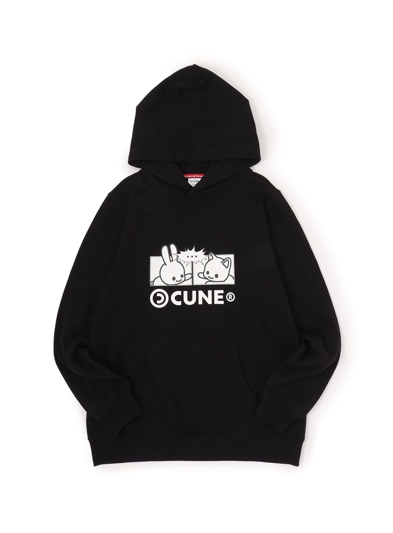 CUNE PULL PARKA Battle,BLACK, large image number 0