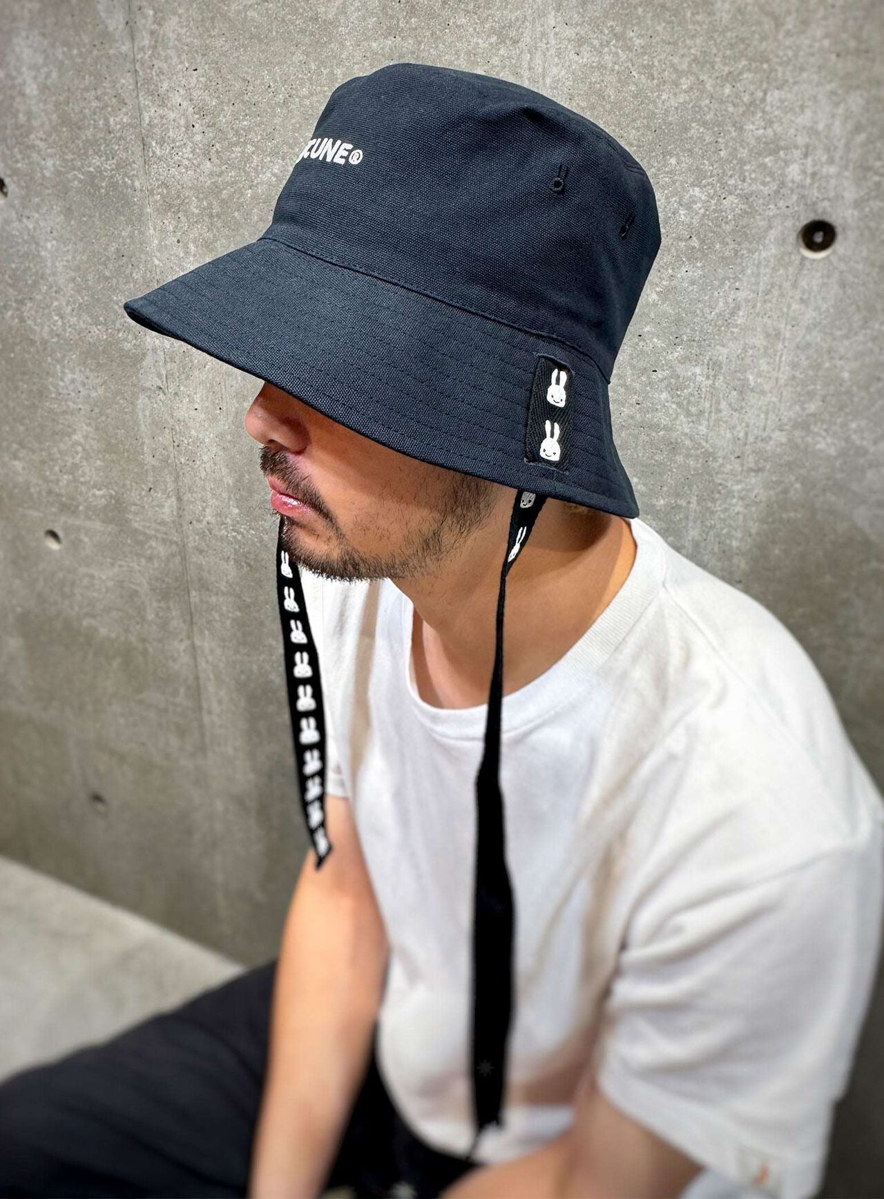 Bucket Hat with Tape Strap,WHITE, large image number 11