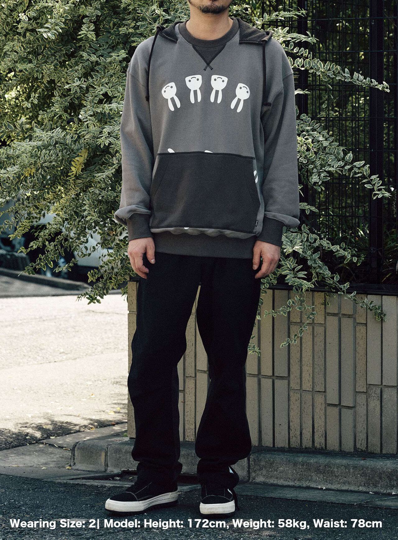 Layered Hoodie,C.GRAY, large image number 6