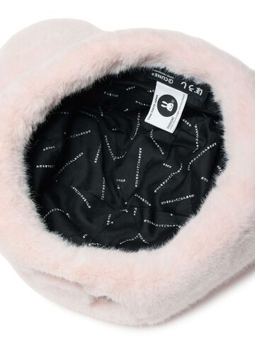 Rabbit Fur Beret,ONE, small image number 4