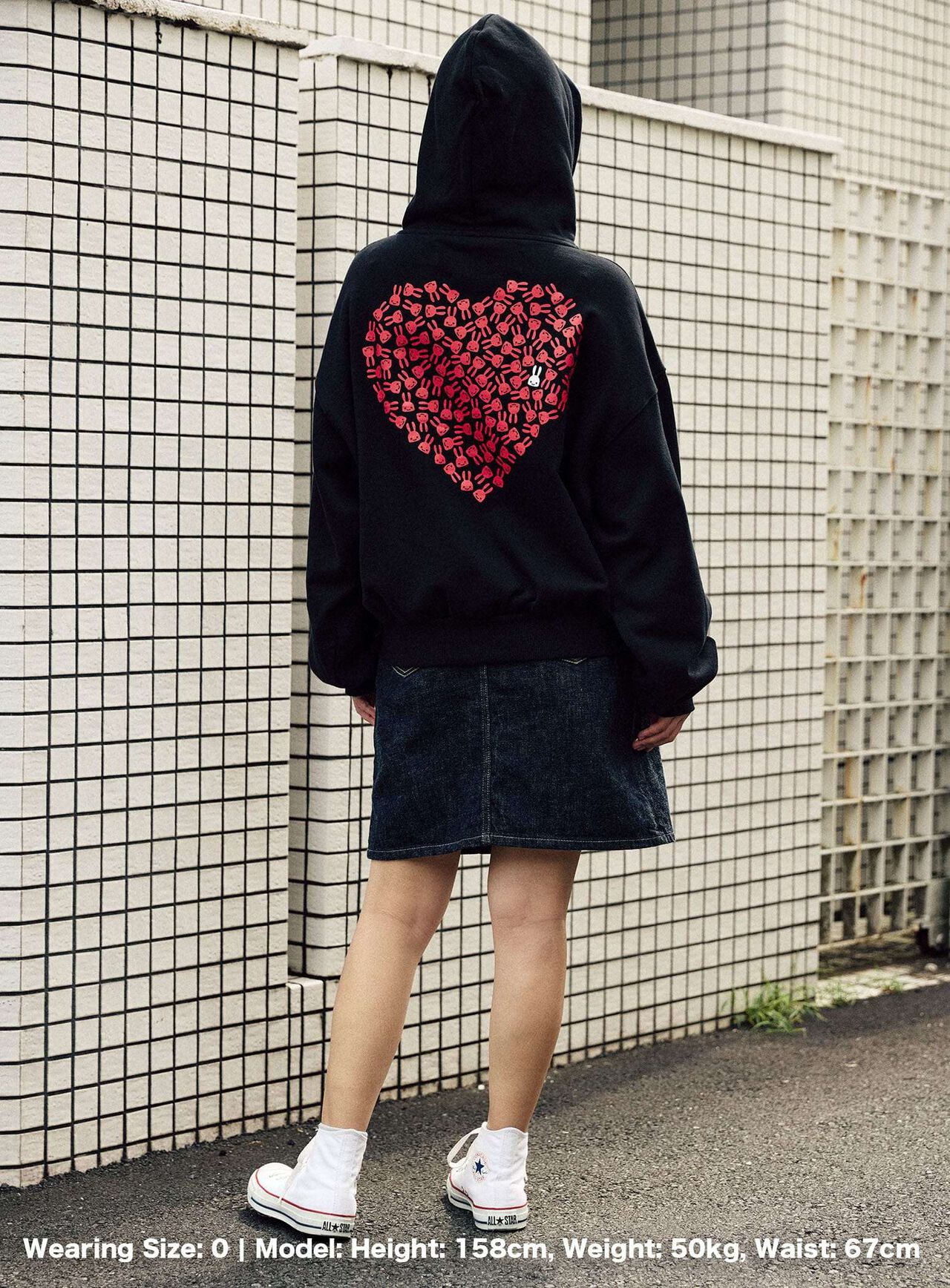 Layered Pocket Wide Pullover Hoodie,BLACK, large image number 8