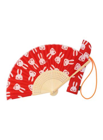 Bamboo and Fabric Fan,ONE, small image number 4