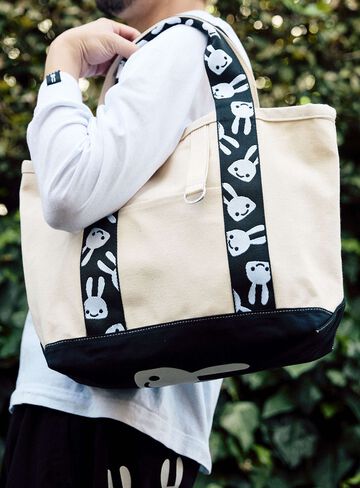 Rabbit Tape Tote Bag,ONE, small image number 10