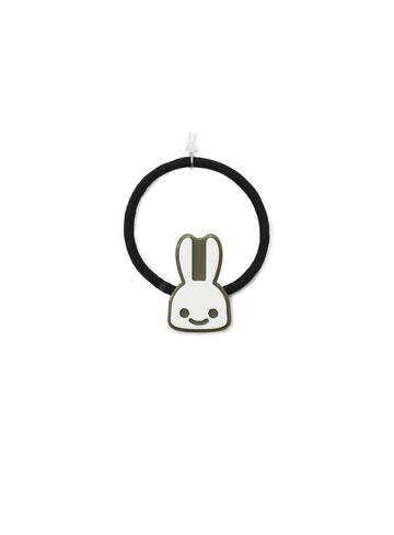 One Bunny Hair Tie,OLIVE, small image number 0