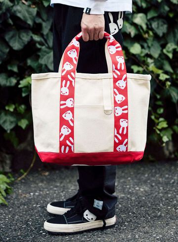 Rabbit Tape Tote Bag,ONE, small image number 7