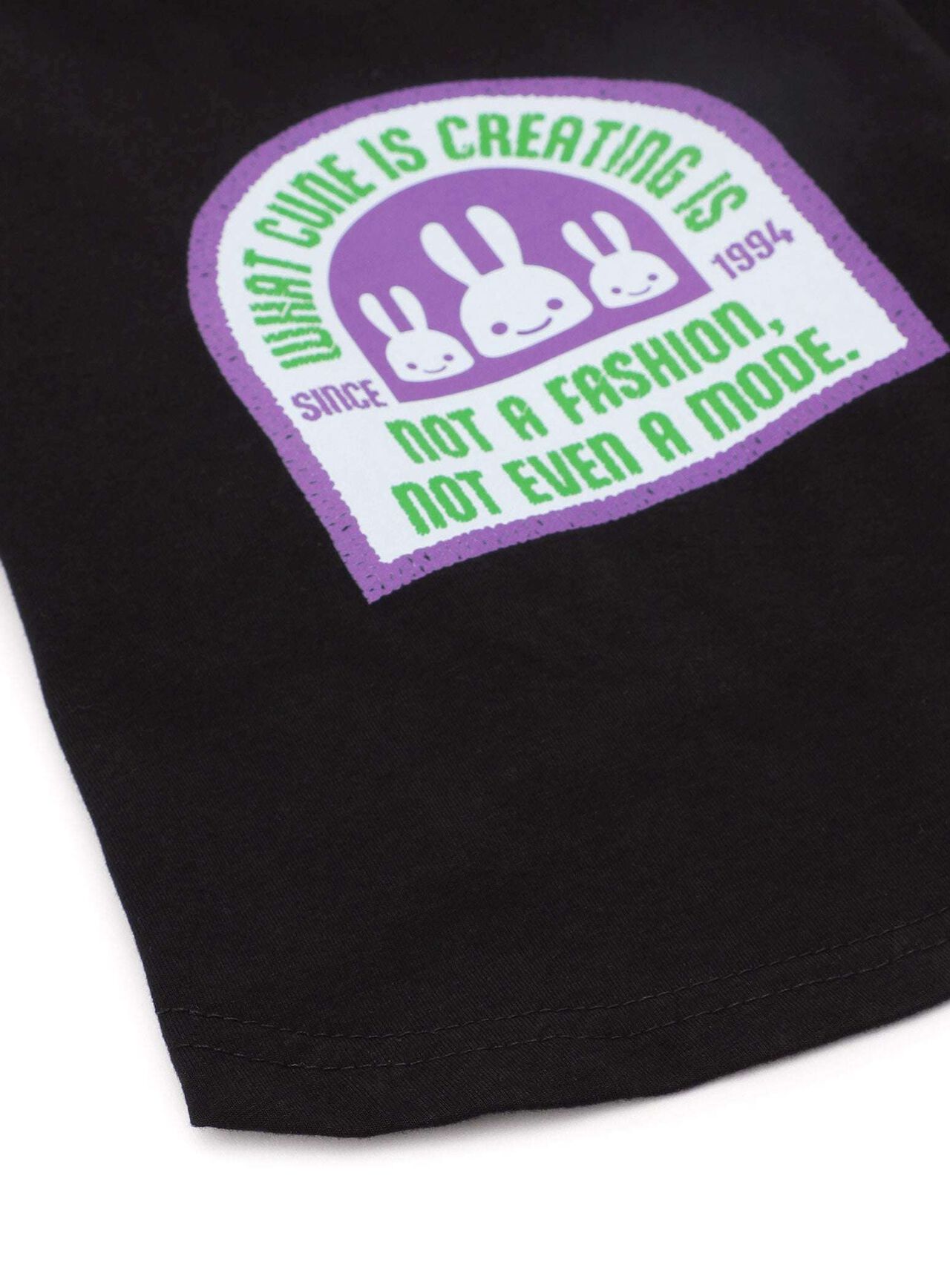 Dog and Human S/S Tee with Patch,BLACK, large image number 3