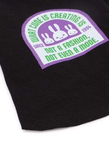 Dog and Human S/S Tee with Patch,BLACK, small image number 3
