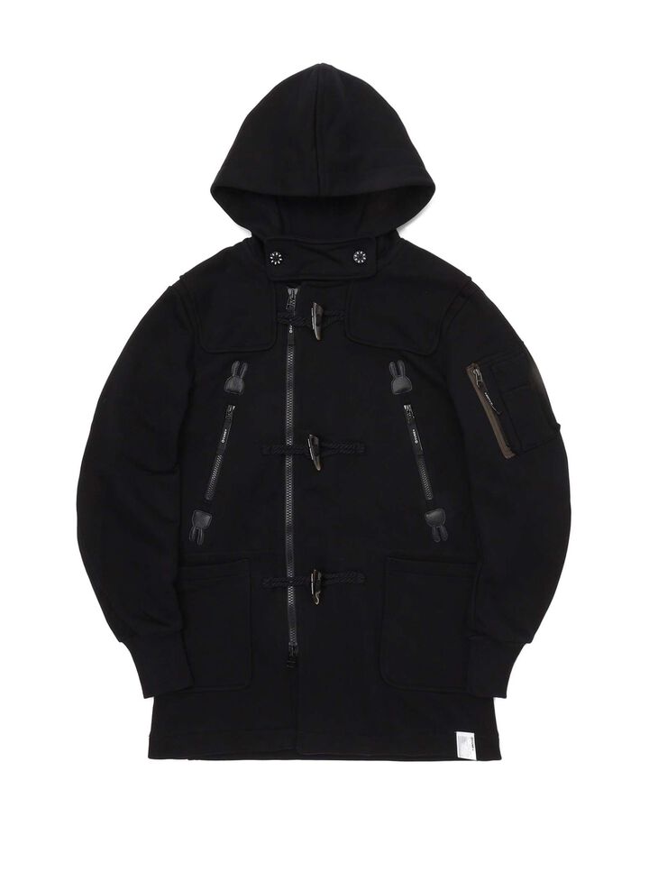 Hybrid Fleece Duffle Coat,, medium