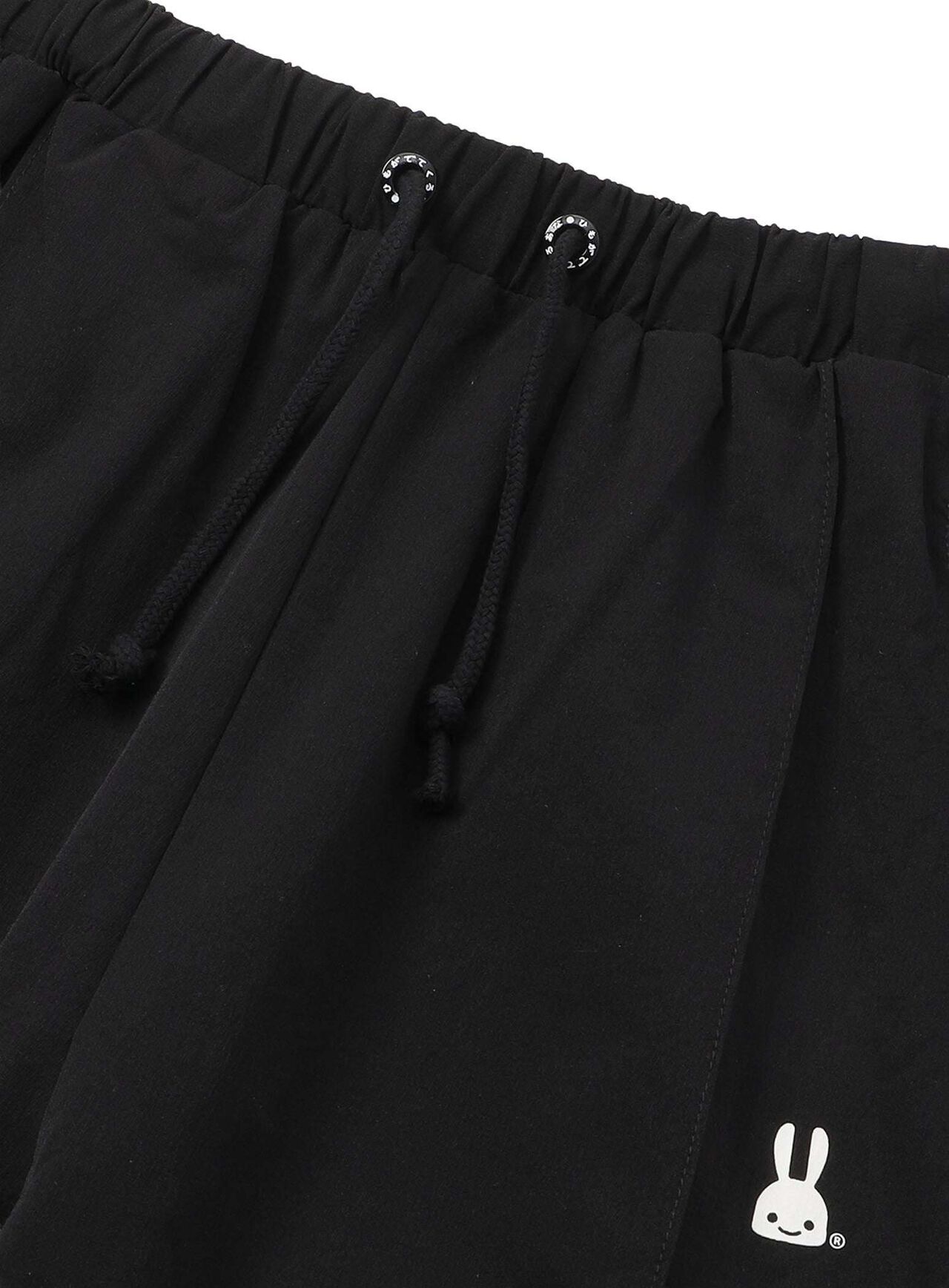 Sporty Wide Slacks,BLACK, large image number 3
