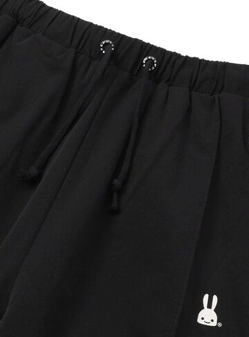 Sporty Wide Slacks,BLACK, small image number 3