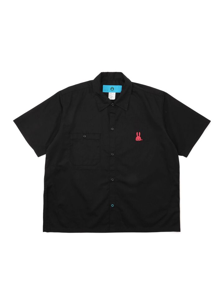 Short Sleeve Work Shirt - Text Design,, medium