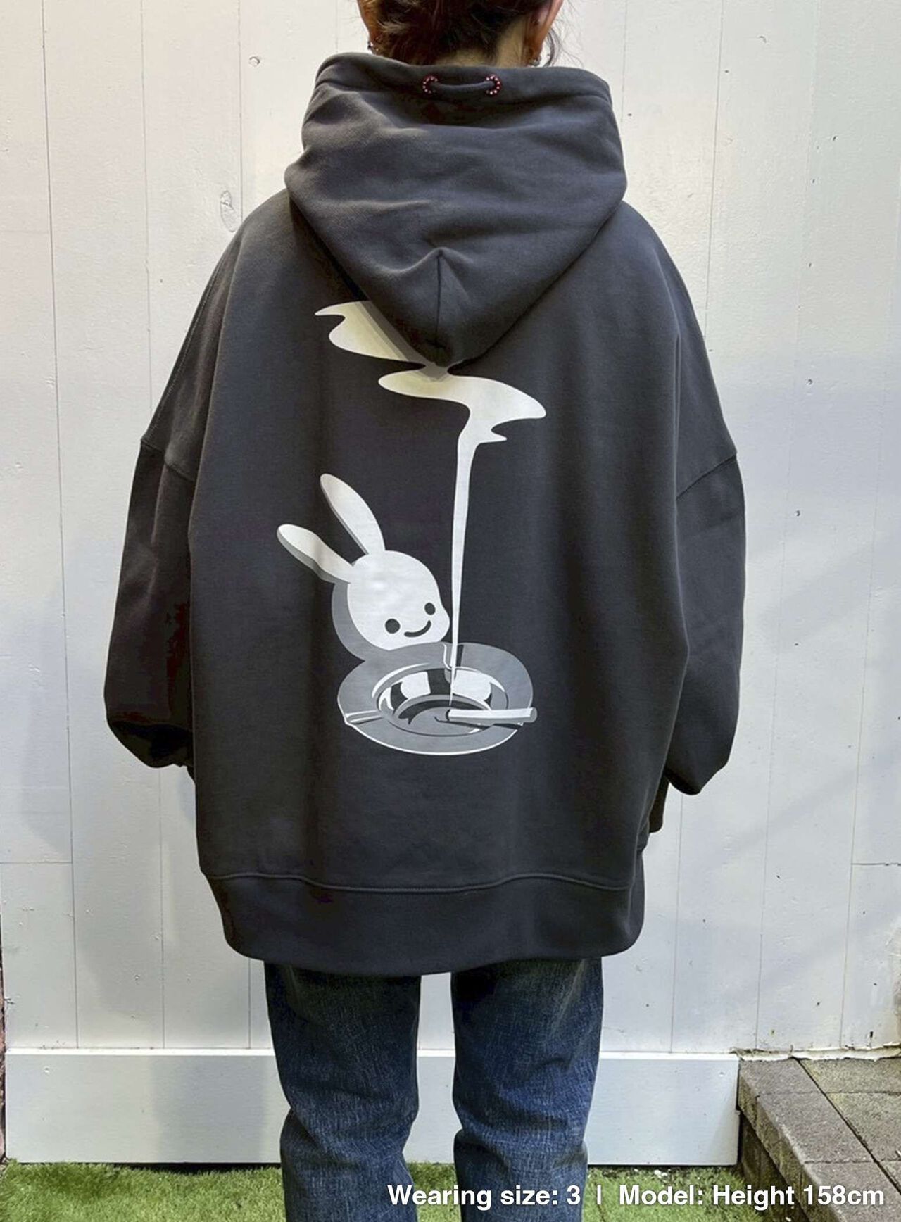 Heavyweight Big Hoodie: Ashtray and Rabbit,, large image number 9