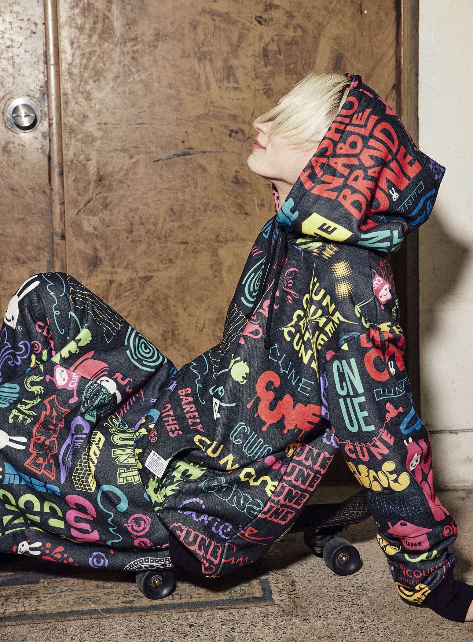 30th ANNIV Hoodie with lots of logos