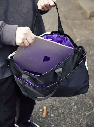 Fur tote bag,, small image number 12