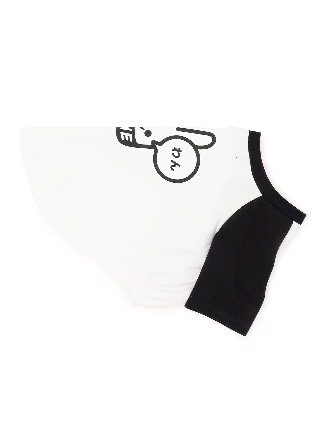 Dog and Human Raglan T-Shirt - Woof,WHITE, large image number 2