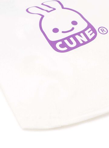 Dog and Human Raglan T-Shirt - CUNE Rabbit,WHITE, small image number 3